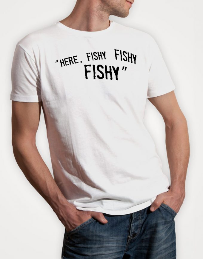 here-fishy-fishy-fishy-mens-white-tshirt
